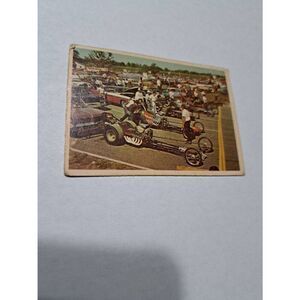 Vintage 1965 Hot Rod Magazine #62 National Drags Trading Card